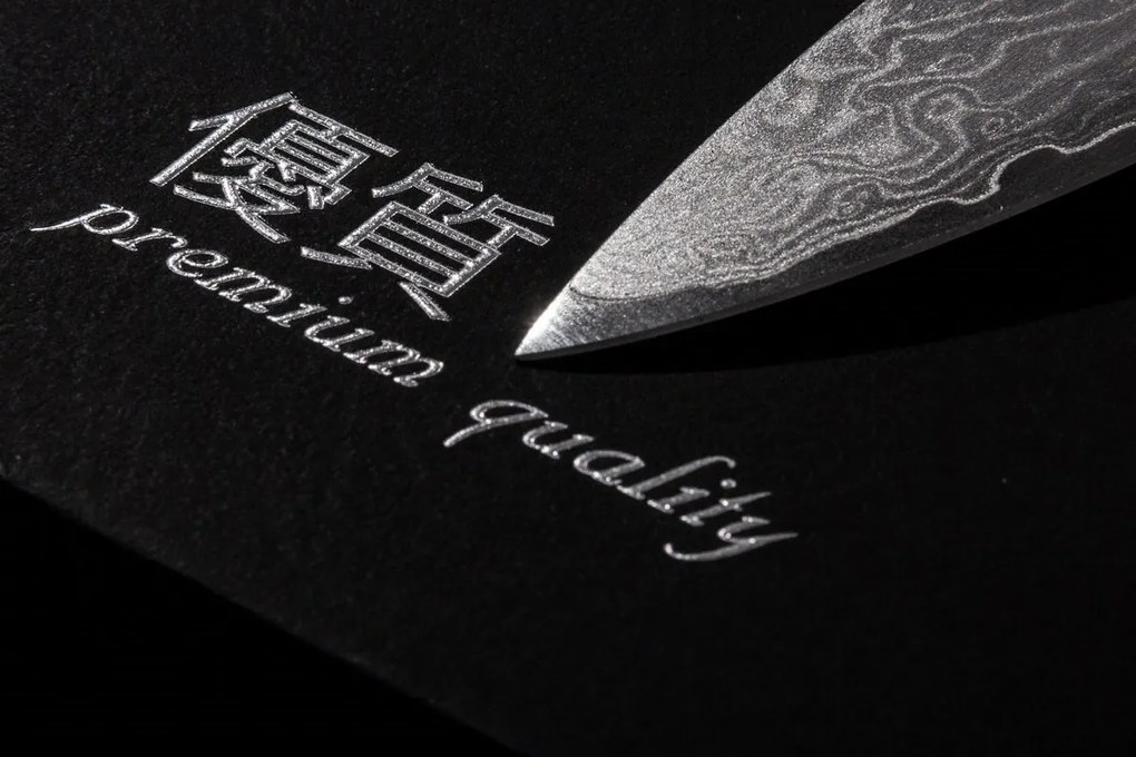 Súprava nožov G21 Damascus Premium v bambusovom bloku, Box, 3 ks + brúsny kameň