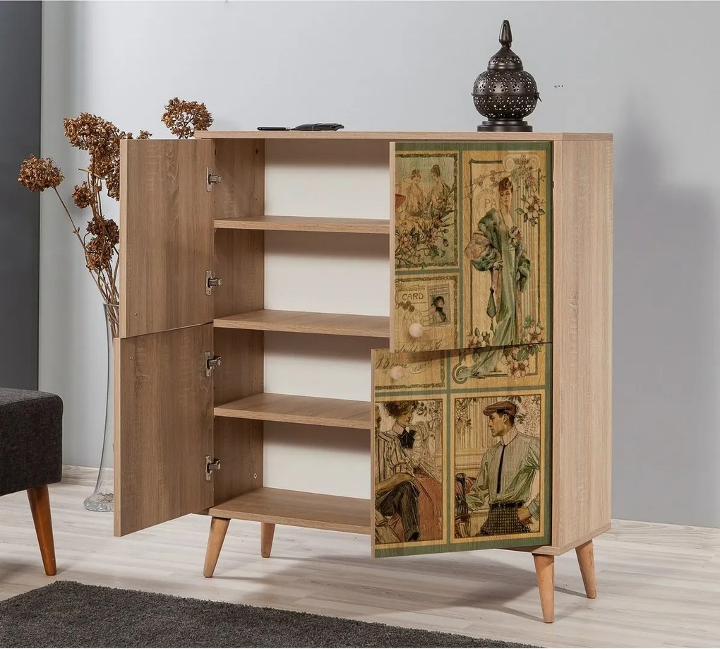 Skrinka Antique Sonoma Oak