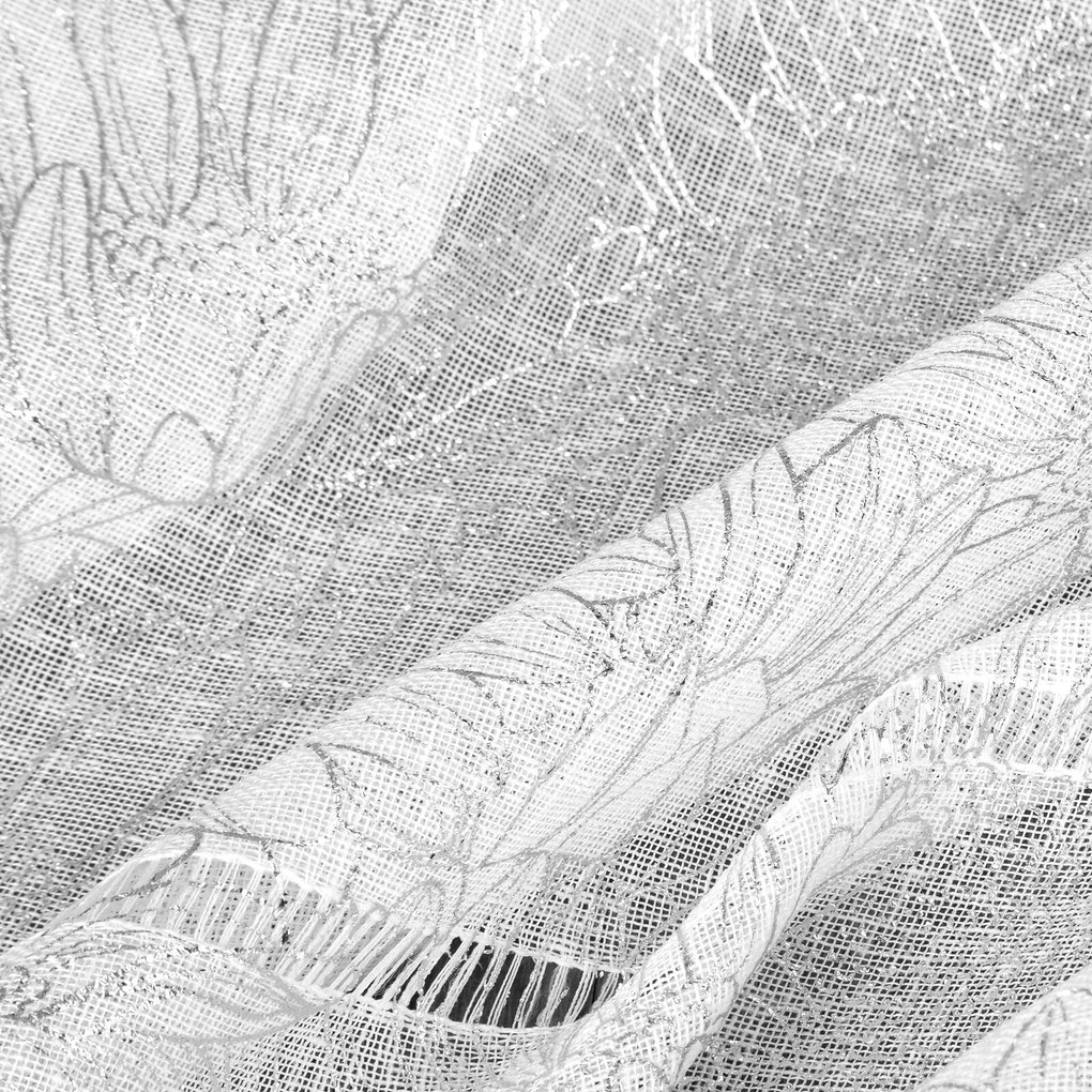 ZÁCLONA NA KRÚŽKOCH KATY 140X250 CM VZOROVANÁ