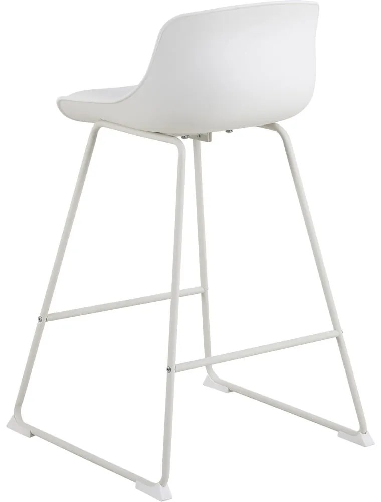 Biela barová stolička (výška sedadla 66 cm) Tina – Actona