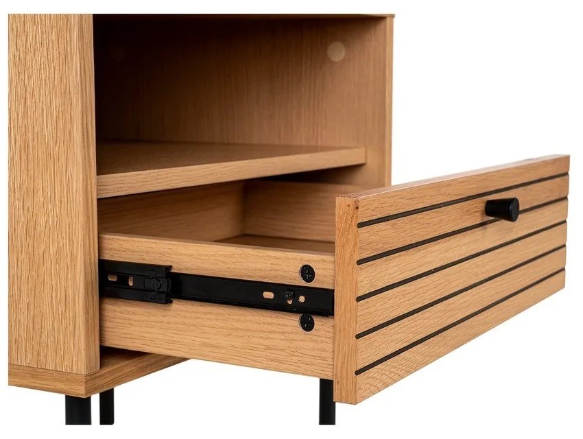 Odkladací stolík s doskou v dubovom dekore 40x50 cm Kyoto – House Nordic