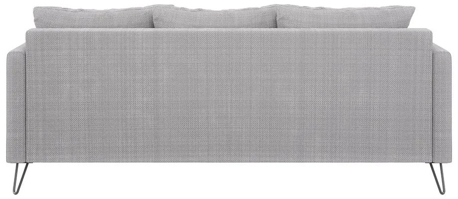 Svetlosivá ženilková pohovka 200 cm Freya – Ropez