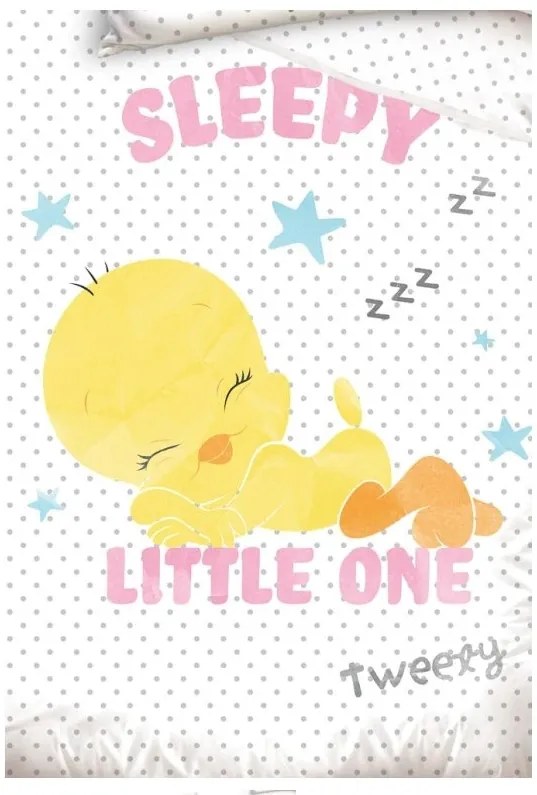 Obliečky do postieľky Malý Tweety 100x135/40x60 cm