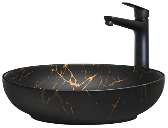 Umývadlo na dosku Mona čierne