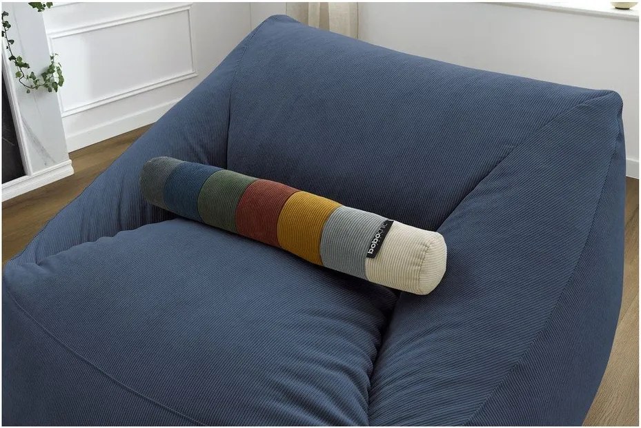 Tmavomodrý menčestrový sedací vak Lilibet – Bobochic Paris