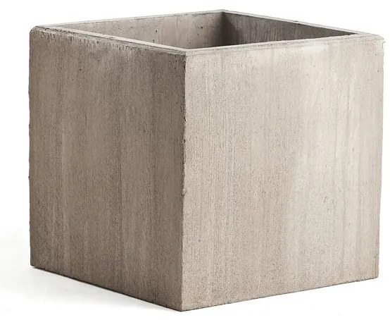 Betónový kvetináč, 750x750 mm, šedý
