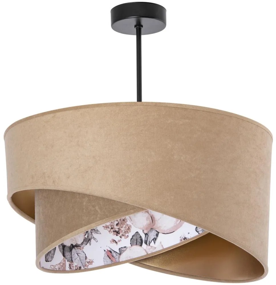 Luster na tyči 1xE27/60W/230V béžová