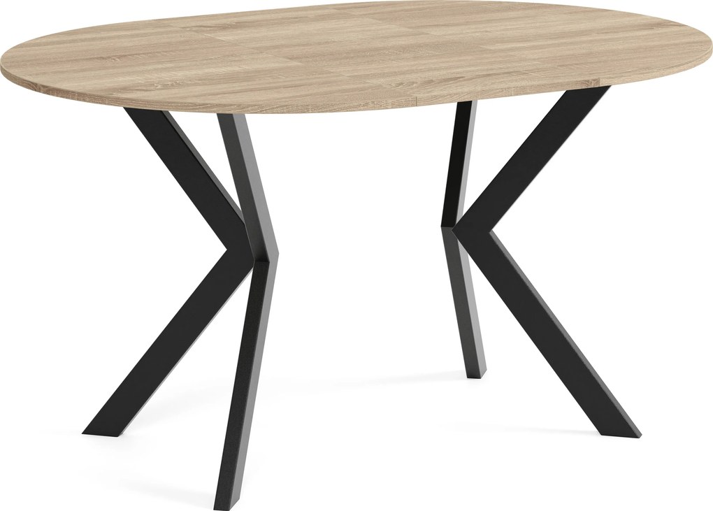 Okrúhly rozkladací jedálensky stôl DEVO Veľkosť: 90 - 128 cm