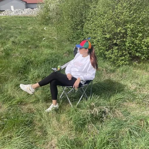 Skladacia rybárska stolička - čierna / sivá