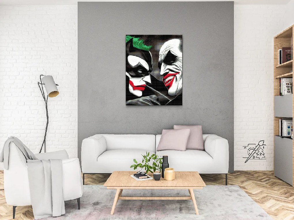 Gario Diamantové maľovanie Na koho strane si? 3 Rozmery: 30 x 40 cm, Rámovanie: Iba zrolované plátno, Diamanty: Štvorcové