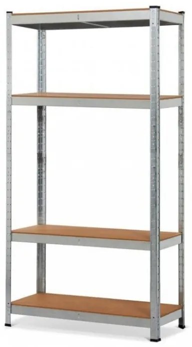 Fistar AKCIA: Regál 1800x900x300 mm zinkovaný 4-policový, nosnosť 700 kg