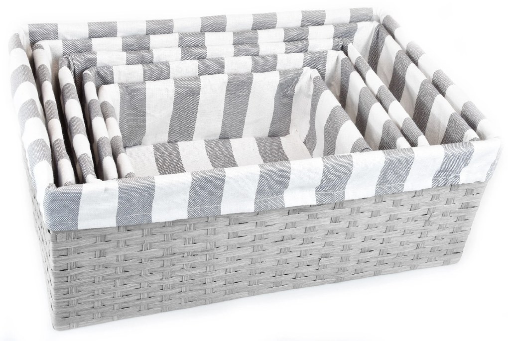 Úložný box sivý Rozmery (cm): 52x33, v. 20