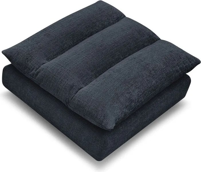 Tmavomodrá ženilková podnožka Neil – Bobochic Paris