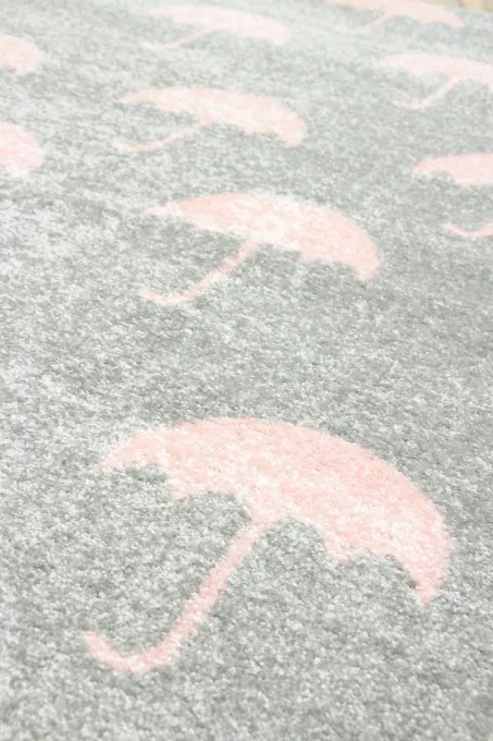 Detský koberec Kiddy 5075GP sivý