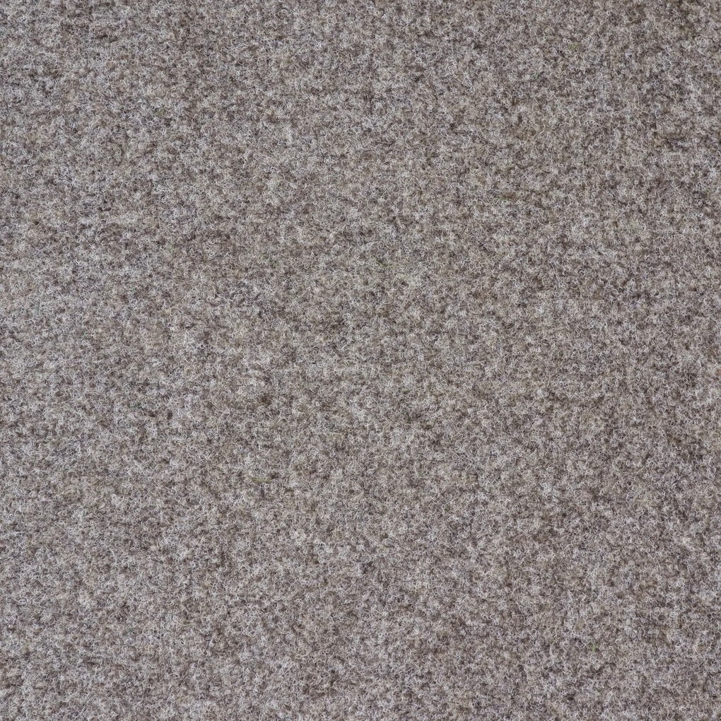 Metrážny koberec Santana 12 piesková s podkladom gél, záťažový, na mieru, šíře 4m, béžová, guma (gél - protišmykový), chodba / predsieň, Vebe