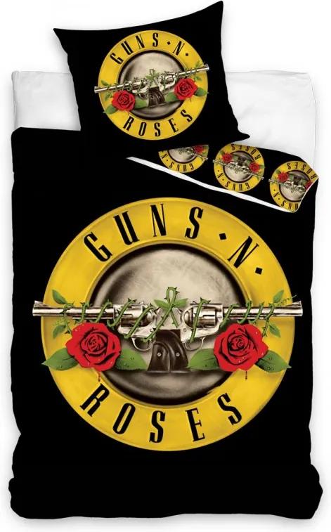 Carbotex Obliečky Guns N Roses 140x200/70x90 cm