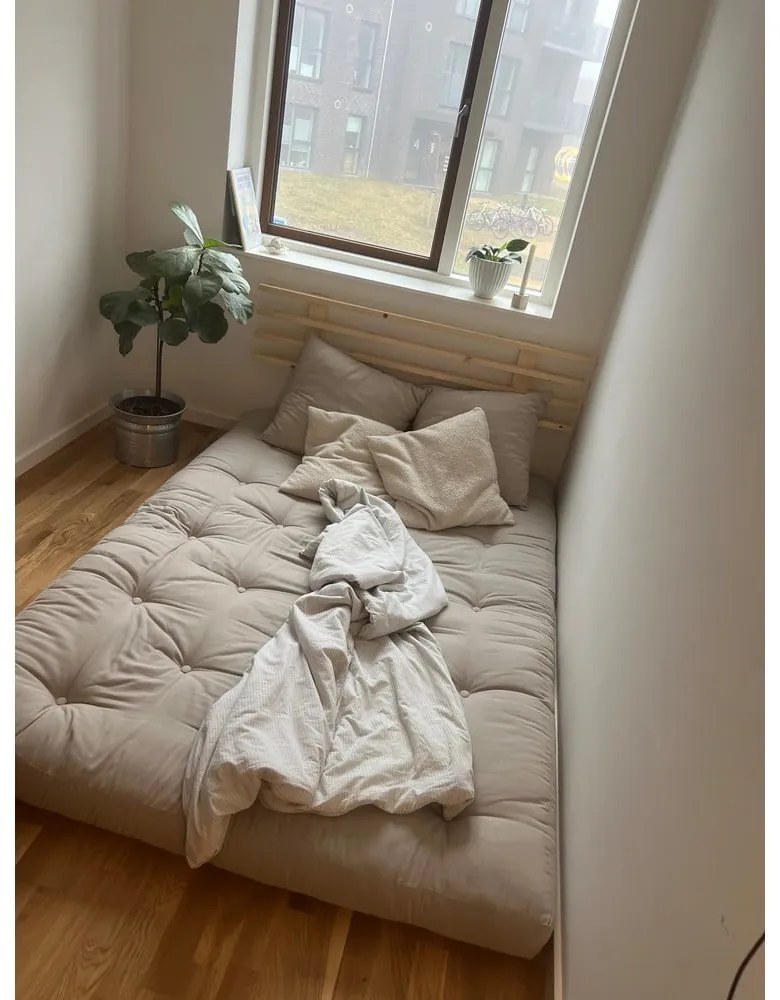 Rozkladacia pohovka s ľanovým poťahom Karup Design Shin Sano Natural/Linen