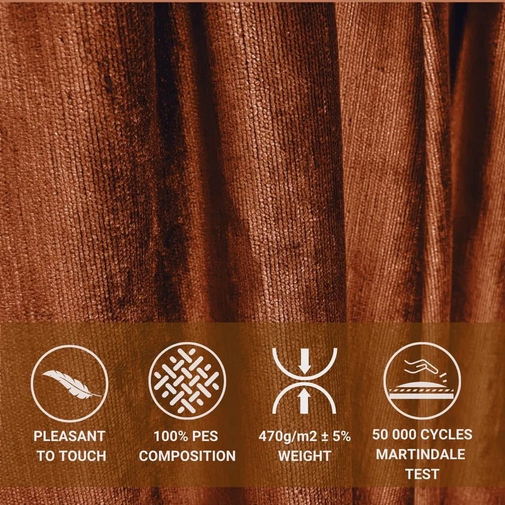 Čalúnená dvojlôžková posteľ s úložným priestorom s roštom 180x200 cm v tehlovej farbe Etero – Maison de Rêve