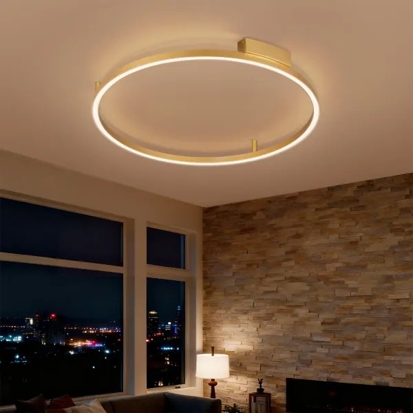 Brilagi - stmievateľné LED svietidlo PORTOFINO LED/60W/230V pr. 80 cm zlaté + DO