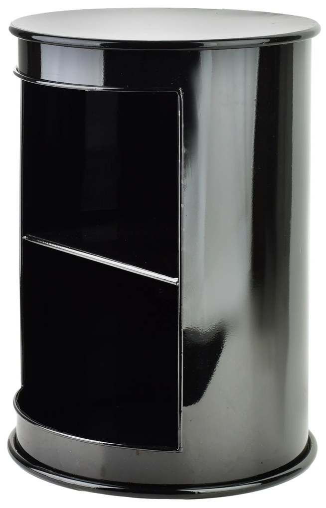 Kovový odkládací stolek ROGER černý