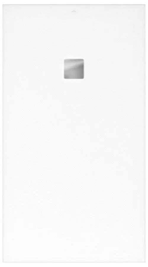 VILLEROY &amp; BOCH Planeo obdĺžniková sprchová vanička akrylátová, s technológiou RockLite, štandardný model, protišmyk (A), 1800 x 1000 x 48 mm, Nature White, UDA1810PLA2V-5N
