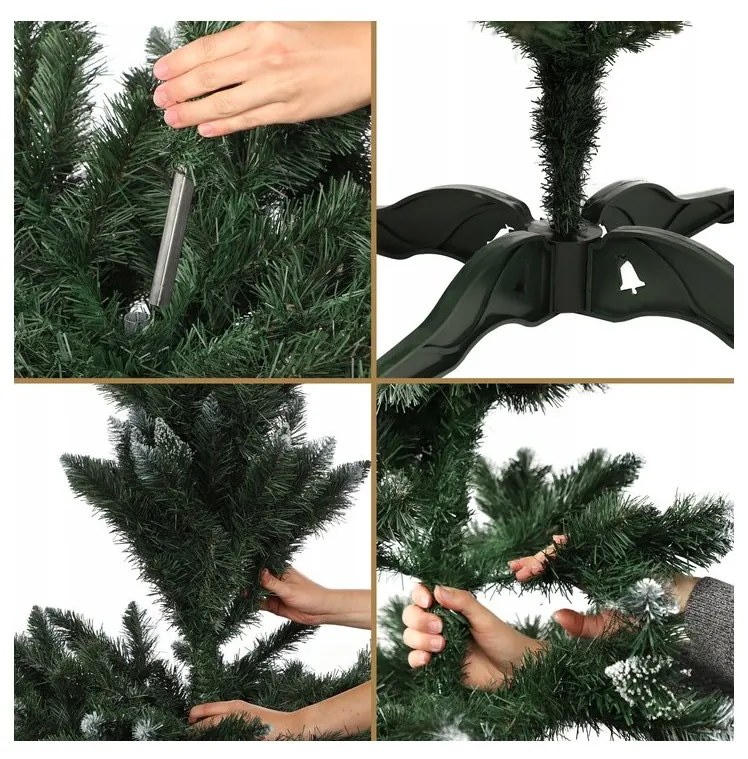 Supplies vianočný stromček Jedľa 220 cm - zasnežené konce
