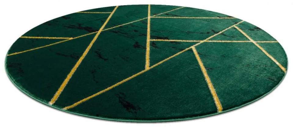 Kusový koberec Perl zelený kruh 120cm