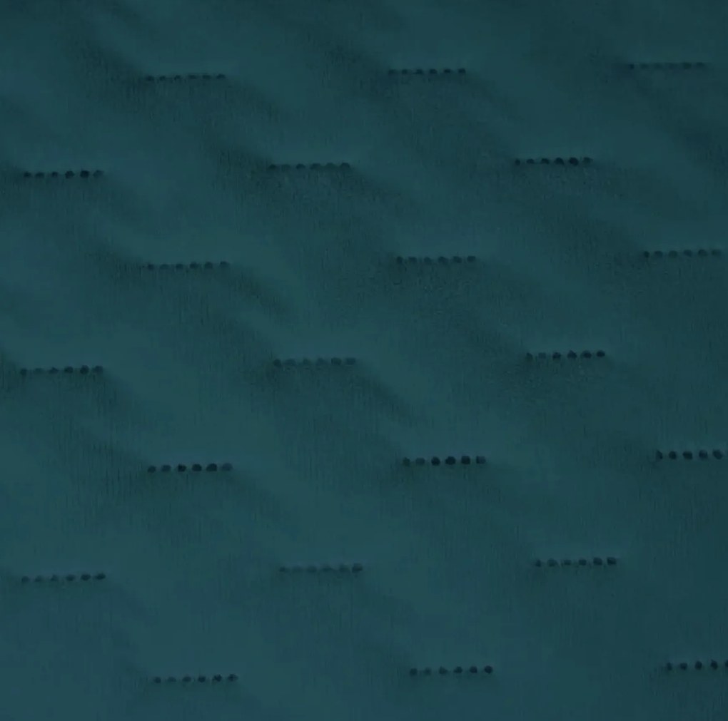 Zamatový prehoz na posteľ ASTRALIA, petrolejový Rozmer: 170 x 210 cm