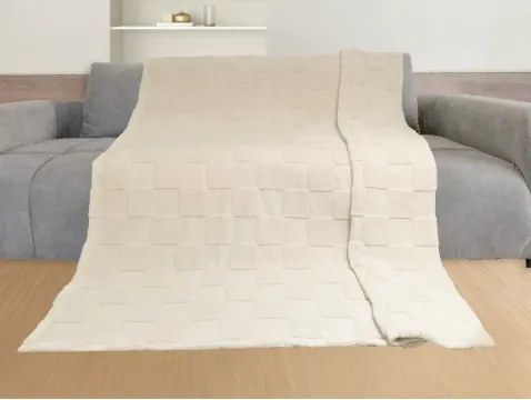 Deka Karo Sherpa 140x200 cm, piesková%
