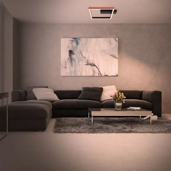 Brilo - LED RGBW Stmievateľný prisadený luster FRAME LED/18W/230V 2700-6500K+ DO