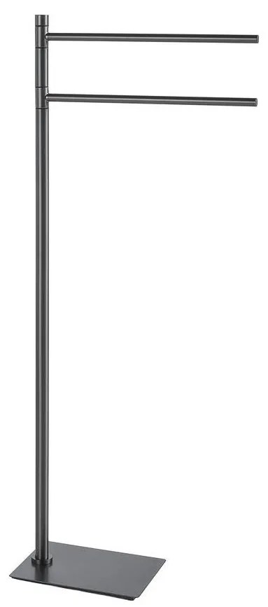 Gedy - Stojan na uteráky TRILLY 83,5 cm metalická sivá