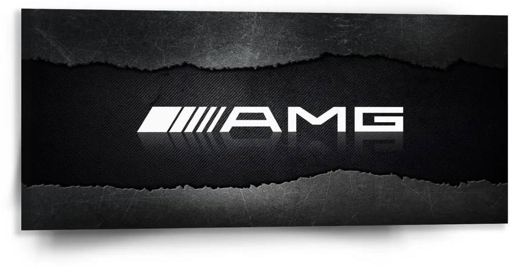 Sablio Obraz AMG čierna - 110x50 cm