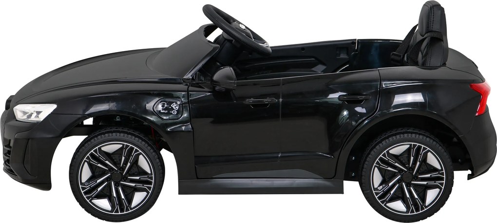 Ramiz Audi RS E-Tron GT batéria čierna + diaľkové ovládanie + pohon 4x4 + rádio MP3 + LED + EVA