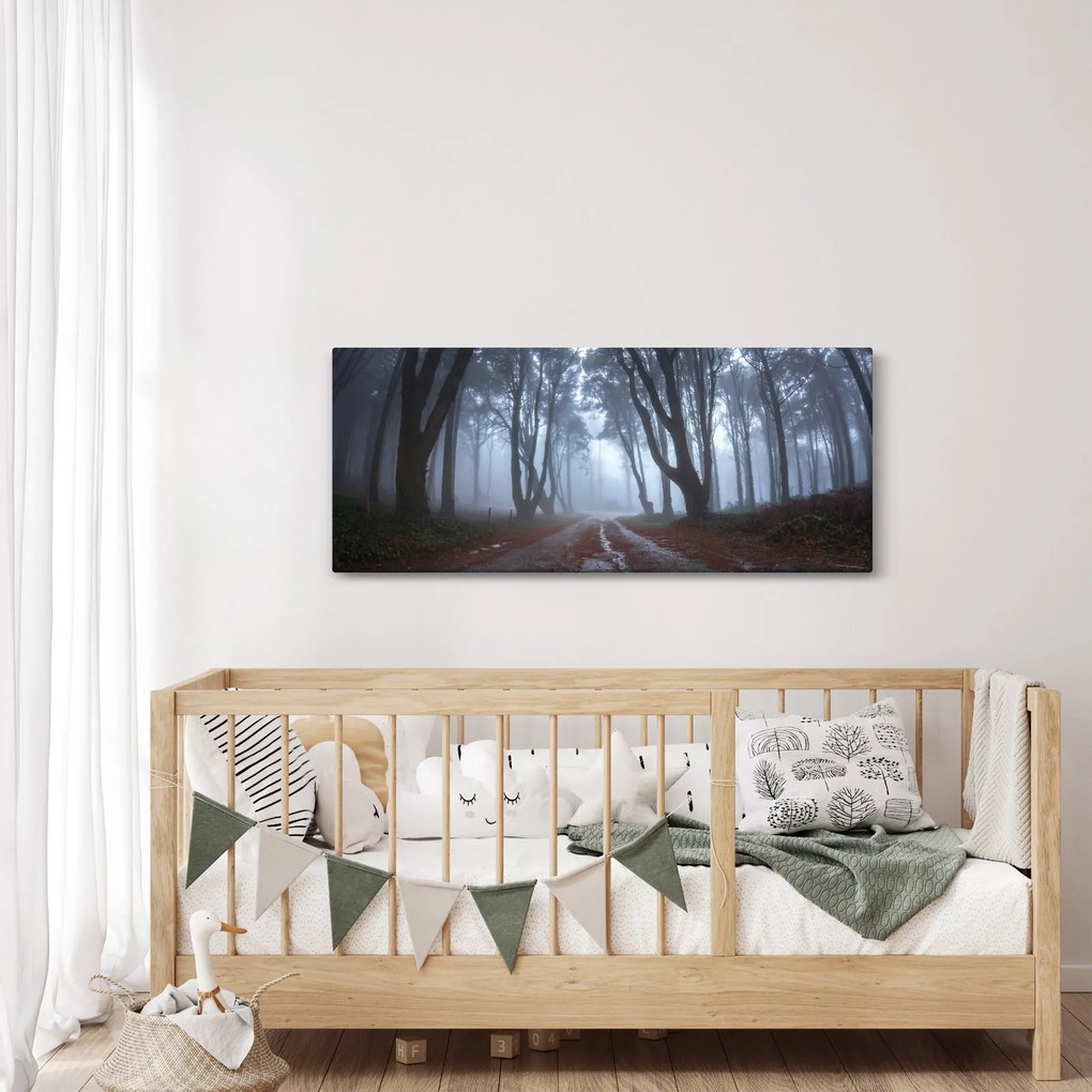 Obraz - Za daždivého dňa (120x50 cm)