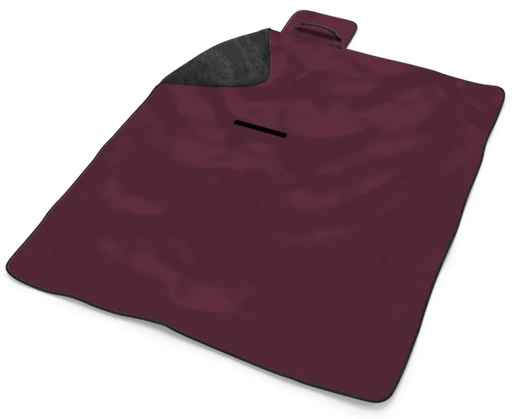 Sablio Plážová deka Červenofialová: 200x140 cm