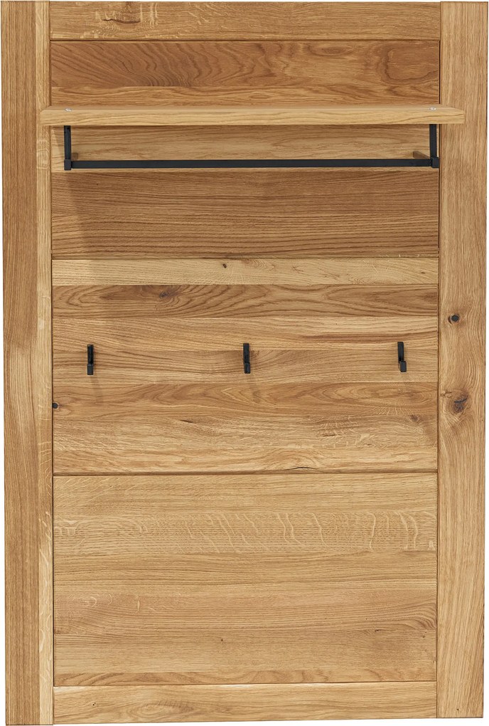 XXXLutz VEŠIAKOVÝ PANEL, farba duba, dub, 80/120/30 cm Linea Natura - Vešiakové steny - 001416003104