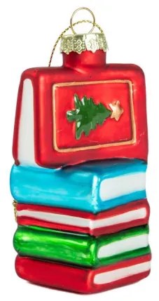 Závesná vianočná dekorácia GLASSO knihy 712678