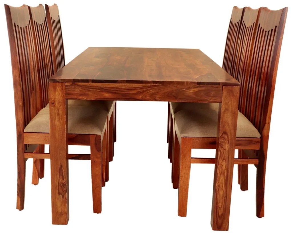furniture-nabytek.cz - Jedálenský set pre 6 osôb Gani z indického masívu palisander