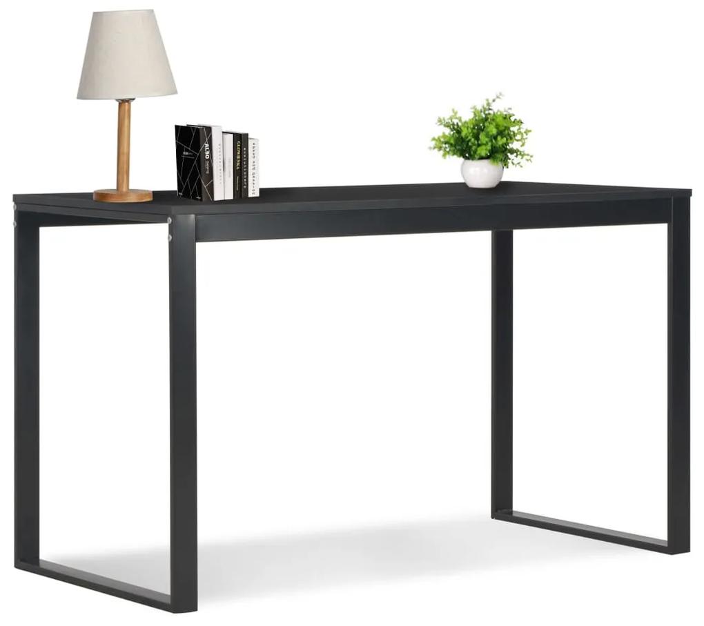 Počítačový stôl, čierny 120x60x70 cm 20245