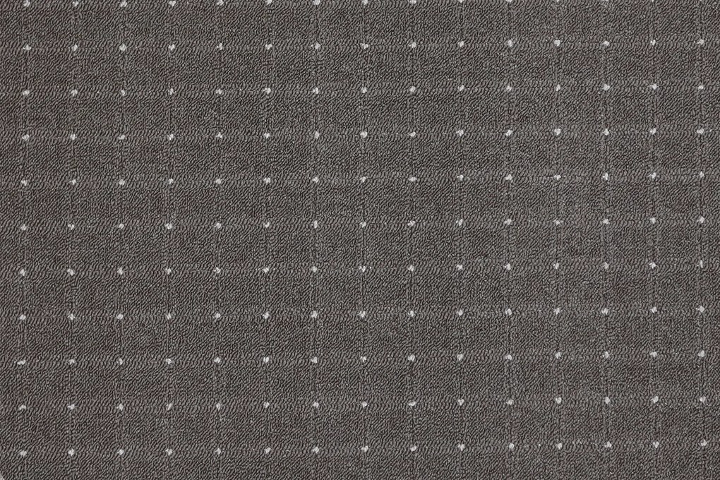 Condor Carpets Behúň na mieru Udinesa hnedý - šíre 133 cm