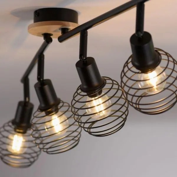 Leuchten Direkt 15924-79 - Bodové svietidlo EUGEN 4xE14/40W/230V