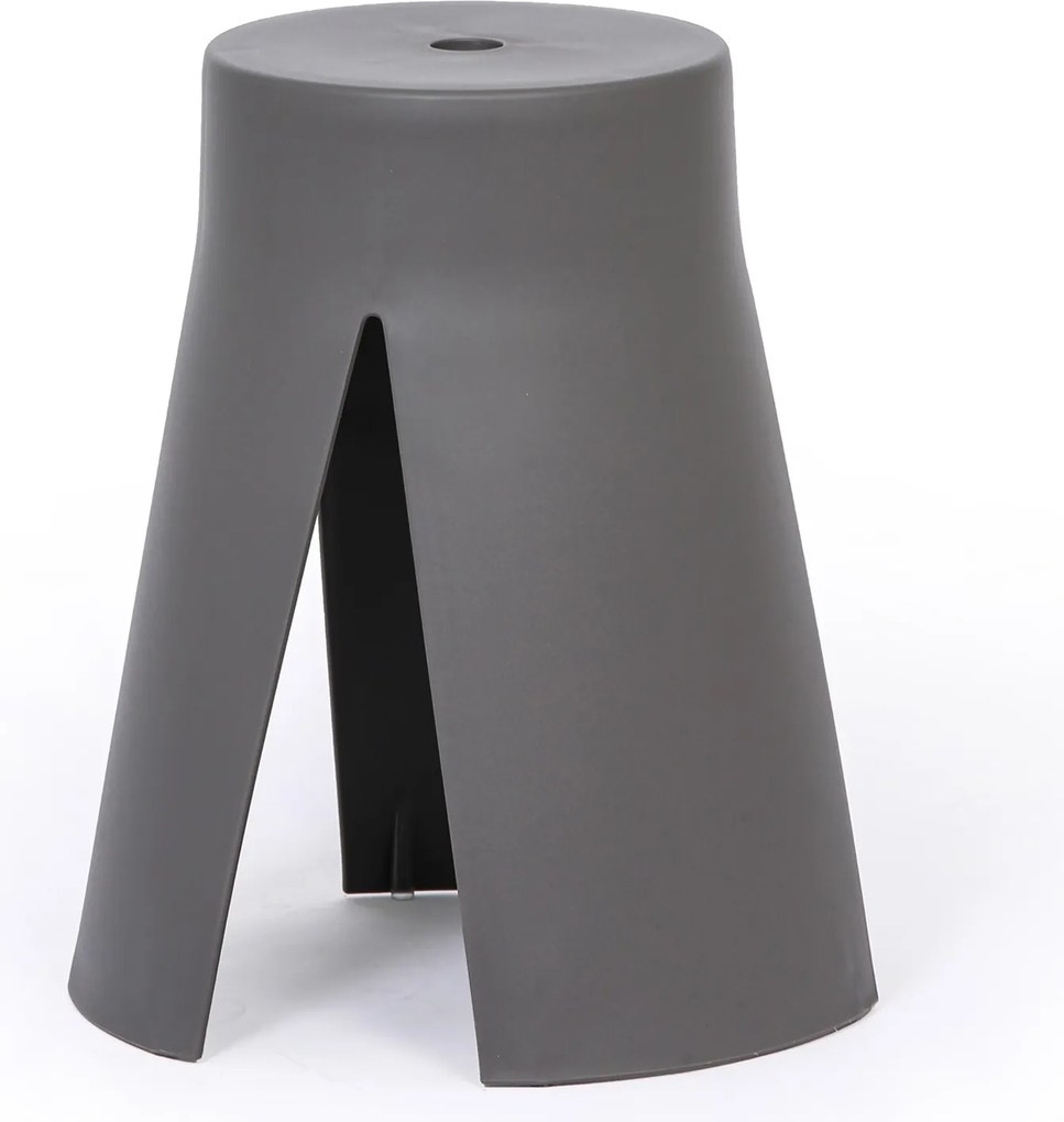 Plastová stolička RIKO, sivá