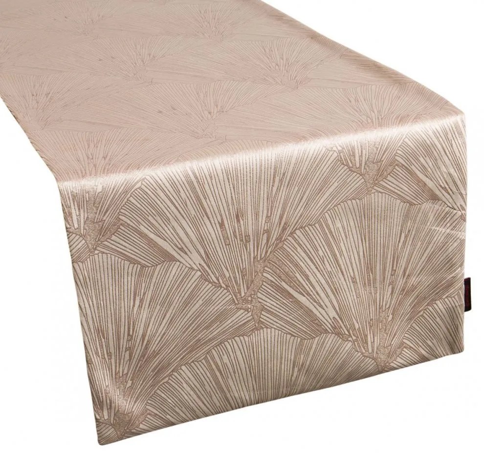 Elegantný zamatový stredový obrus s krásnym vzorom 40x140