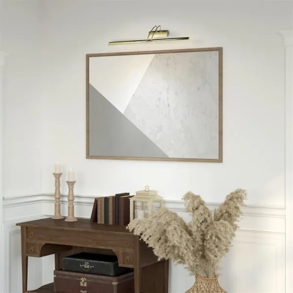 Searchlight 8343PB - LED Obrazové svietidlo LED/14W/230V zlatá