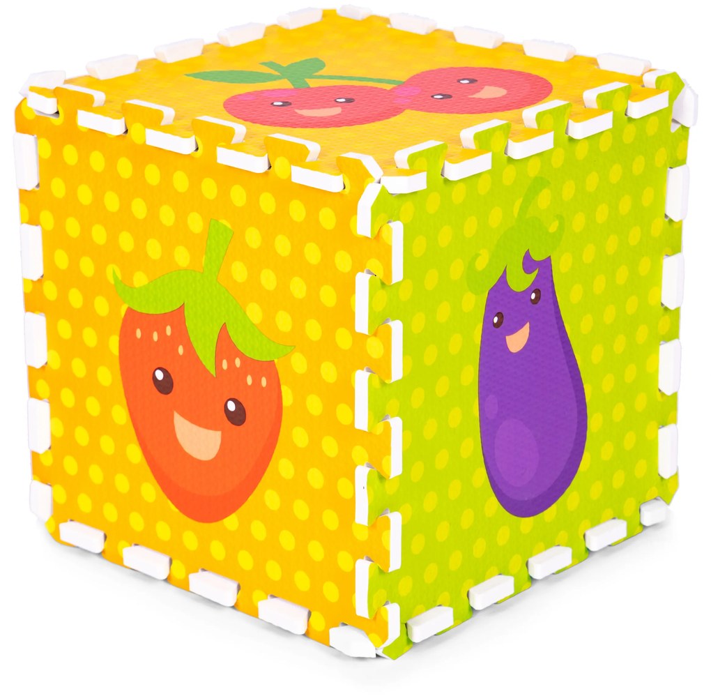 IPLAY penová podložka puzzle, Ovocné