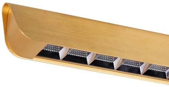 LED Luster na lanku LED/36W/230V 3000/4000/6400K zlatá