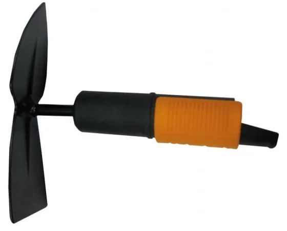 Čierna oceľová dvojstranná okopávačka Fiskars Quikfit