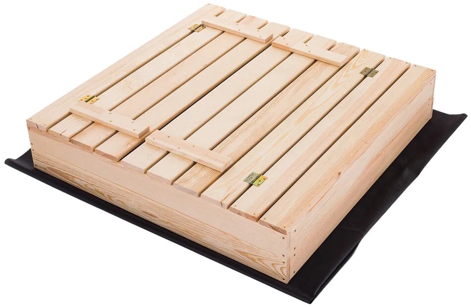 Drevené pieskovisko s lavičkami 150 cm