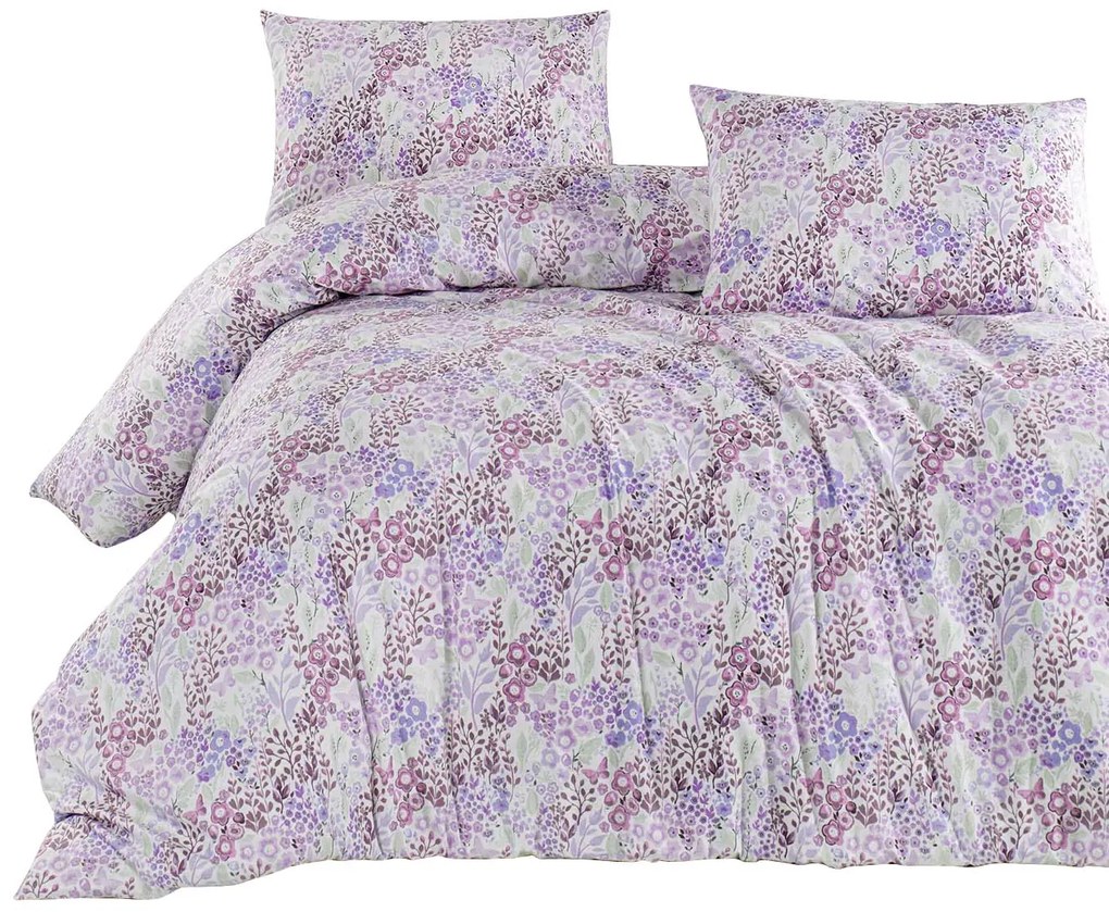 BAVLNENÉ POSTEĽNÉ OBLIEČKY COTTONLOVE EXCLUSIVE VALENTE 200X220 CM, 2KS 70X80 CM VZOROVANÉ