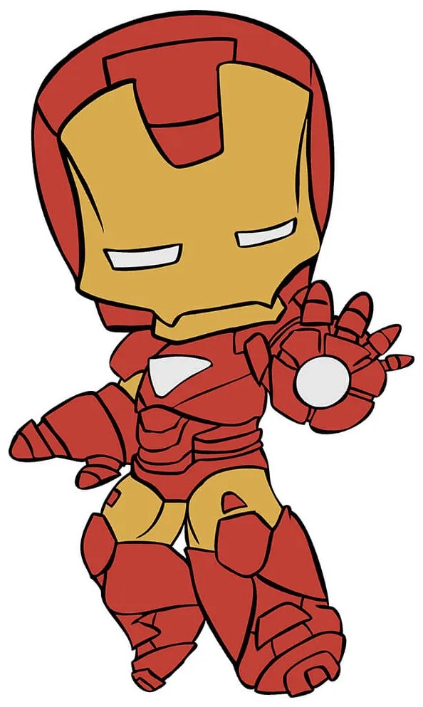 Veselá Stena Drevené vyfarbovacie postavičky Avengers a Groot